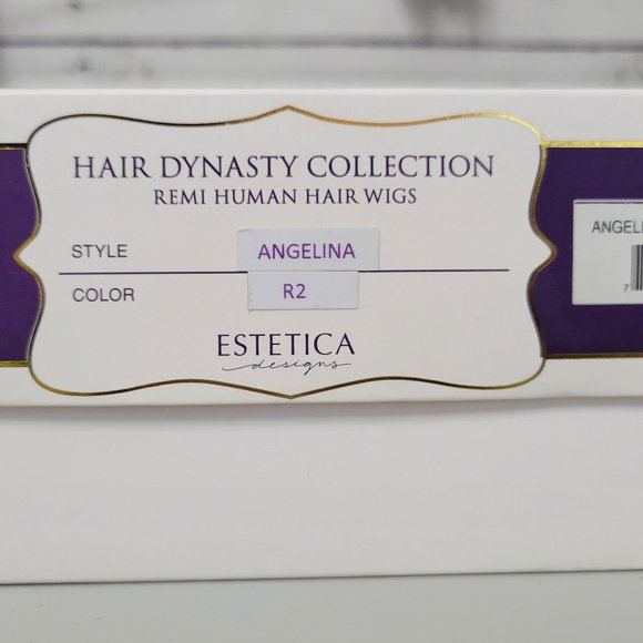 Angelina by Estetica Long Layered, Remy Human Hair Wig. 14 Inches Long NWT - Picture 7 of 9